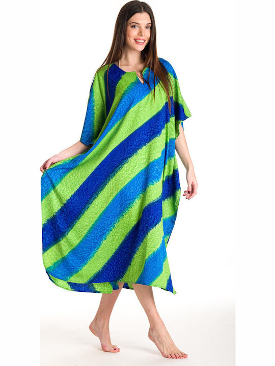 Rima Beachwear Women's Caftan Beachwear Lime Green