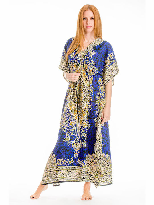 Rima Beachwear Feminin Caftan de Plajă Blue