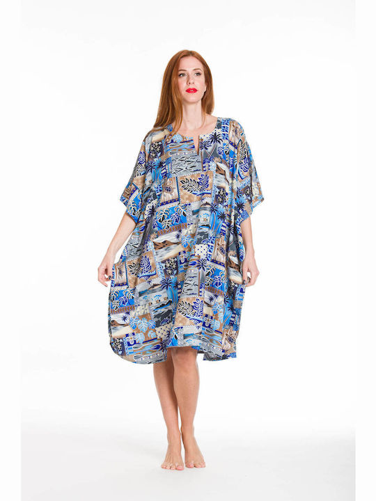 Rima Beachwear Women's Caftan Beachwear Blue