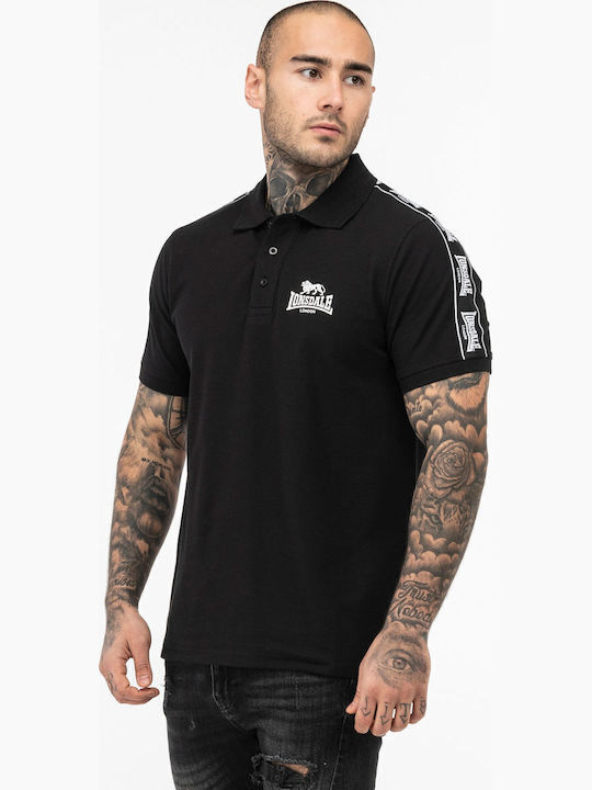 Lonsdale Setter Polo Μπλούζα Black/white