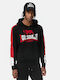 Langwell Φούτερ με Κουκούλα Black/Red/White
