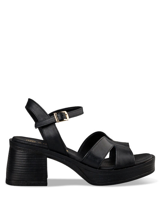 Envie Shoes Sandale dama in Culorea Negru