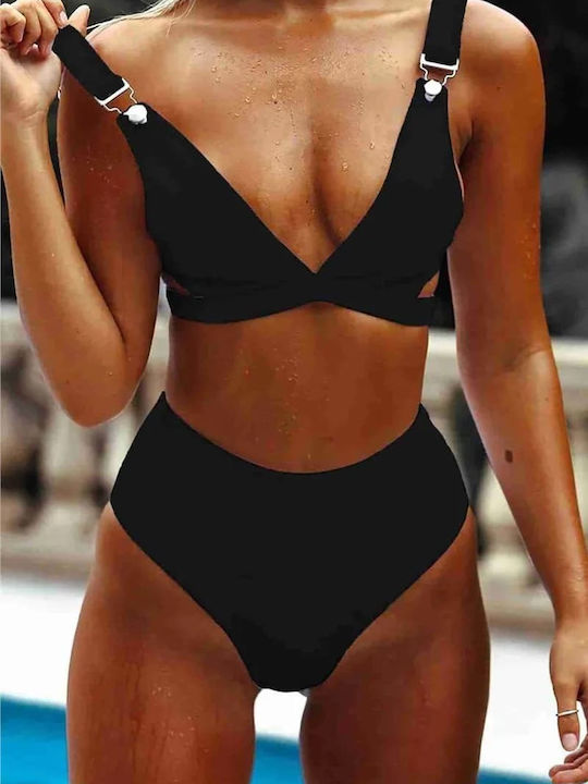 AngelSin Set Bikini Μαυρο