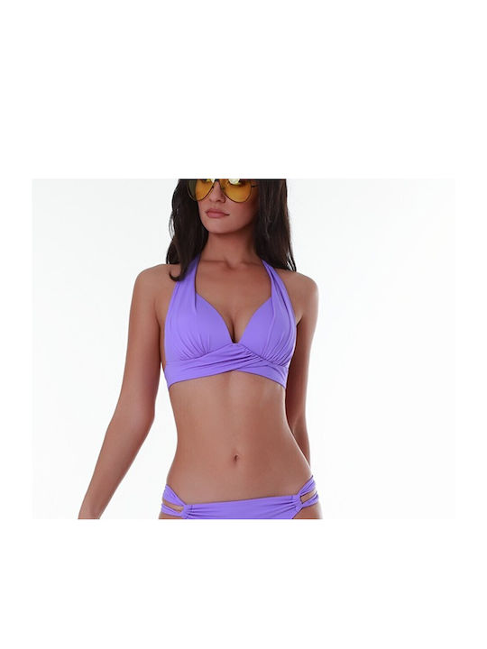 Bluepoint Triangle Bikini Top Purple