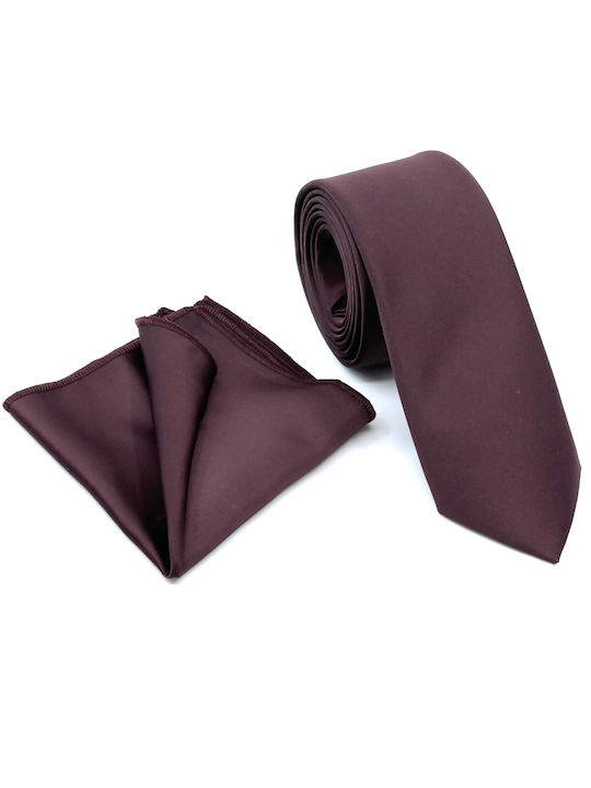 Cravată pentru Bărbați în Culorea Maro