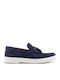 Men's Leather Loafers Blue