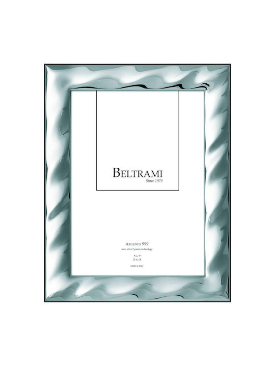 Beltrami Silver Photo Frame with Silver Frame