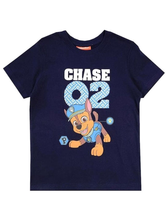 Paw Patrol Kids Blouse Short Sleeve Blue Chase