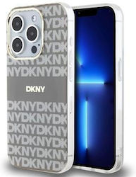 DKNY Repeat Pattern Tonal Stripe Back Cover Pla...