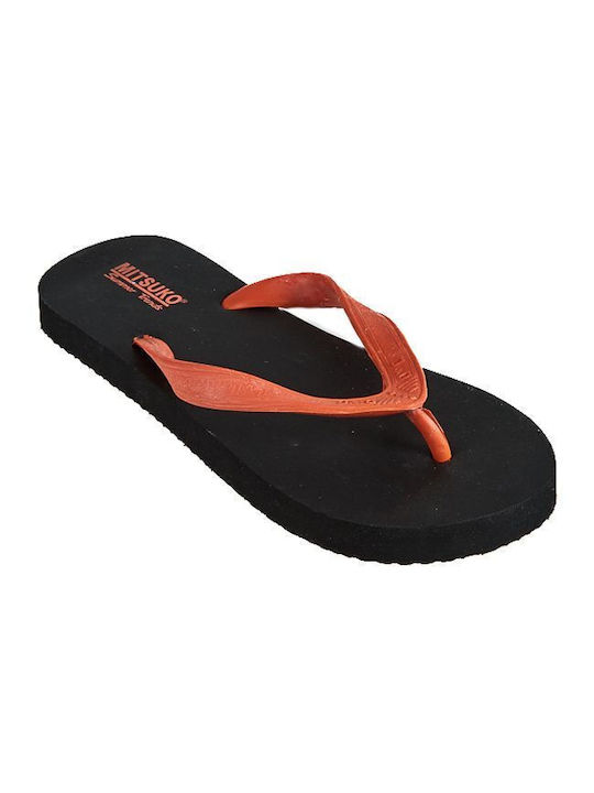 Mitsuko Frauen Flip Flops in Orange Farbe