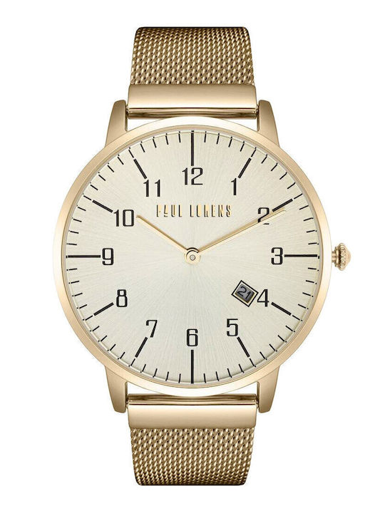 Paul Lorens Women's Watch with Gold Metal Bracelet