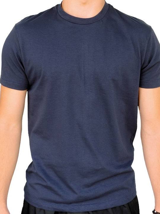 BS Collection Men's Short Sleeve T-shirt BLUE