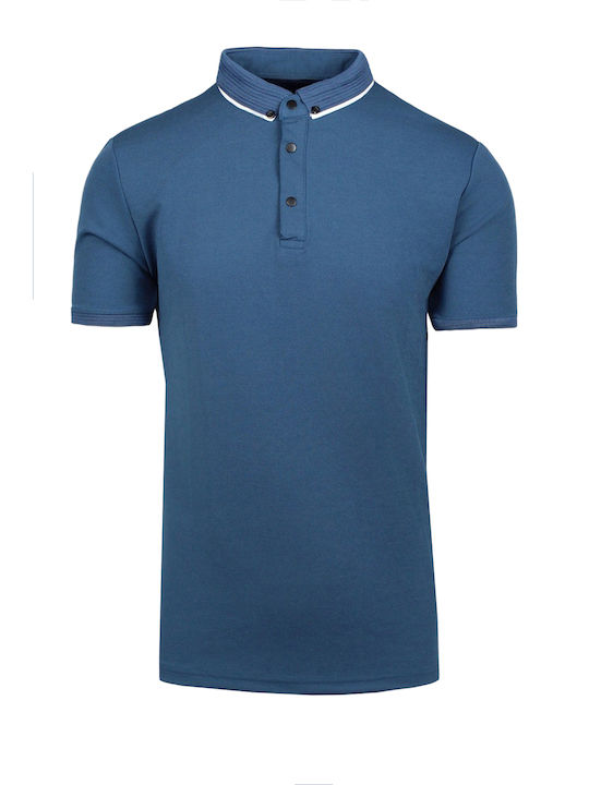 MYS Herren Shirt Polo BLUE