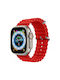 Orso Deluxe Sport Каишка Силикон Червен (Apple Watch 44/45/46mm/Ultra 49mm)