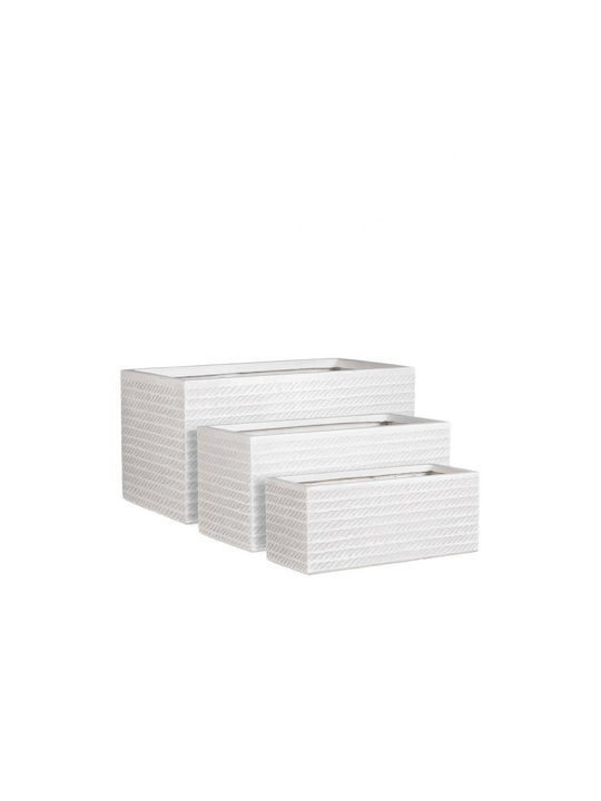 Plastona Planter Box 55x23cm White 02.1114401