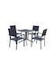 Set Sala De Mese Pentru Exterior Madison 5 Piese Antracit