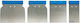 Vorel Spatula Inox cu Mâner de Plastic Set 4buc 06290