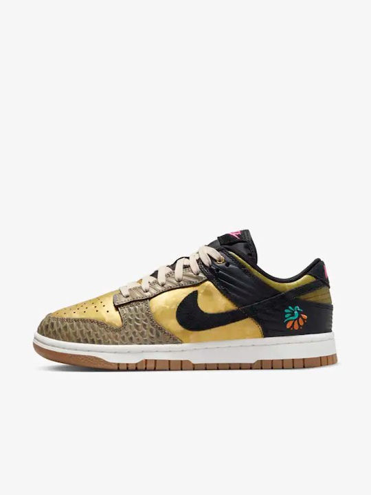 Nike Dunk Low Día de Muertos Γυναικεία Sneakers Χρυσά