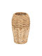 Atmosphera Dekorative Vase Korbweide Beige F23xH35cm