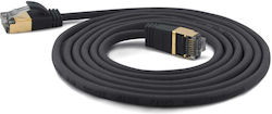 Wantec 7209 S/FTP Cat.7 Καλώδιο Ethernet 20m Μαύρο