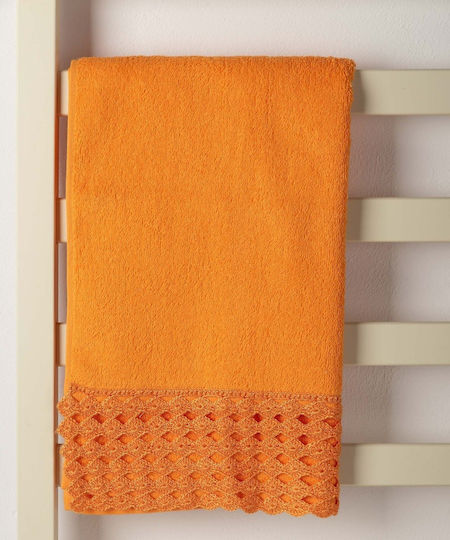 Silk Fashion Geschirrtuch 50x100εκ. Orange