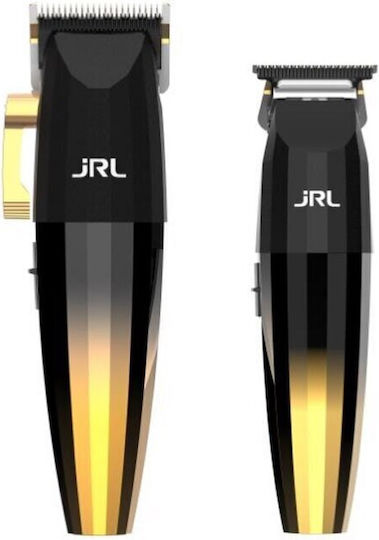 jRL Fresh Fade 2020 Σετ Επαναφορτιζόμενης Κουρευτικής Μηχανής Black / Gold