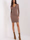 BFG Dress Long Sleeve Brown