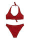 Bikini Set with Removable Padding Red