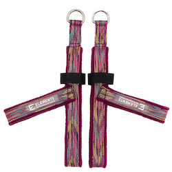 Foot Y Loop Straps-narrow Purple Multi