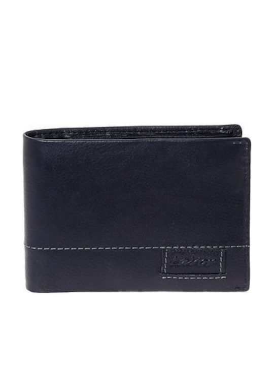 Lavor Leather Men's Wallet Classic with RFID Blue