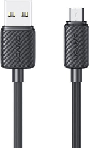 Usams Us-sj690 Regular USB 2.0 to micro USB Cable Μαύρο 1m SJ690USB01 1τμχ