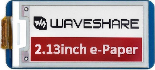 2.13 Zoll E-Paper E-Ink Display Modul B Raspberry Pi Pico 250x122 Rot Schwarz Weiß SPI