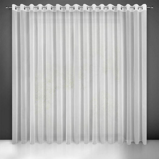 Eurofirany Mit Grommets Esel Weiß 250x350cm