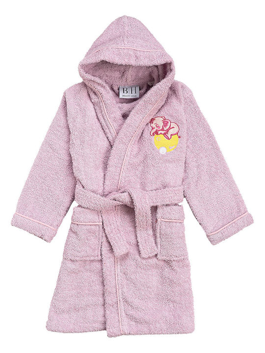 Beauty Home Hooded Baby Bathrobe Lila