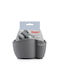 Rayen Sponge Holder Made of Gray Plastic 12.5x9.5cm