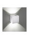 Zafferano Outdoor Ceiling Light with Integrated LED in White Color LD0127B3