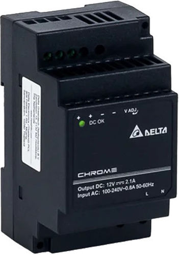 Delta DIN Rail Power Supply 2.1A/12V/25W