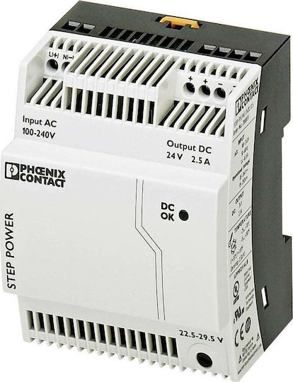 Phoenix Contact DIN-Schienen-Netzteil mit Ausgang 24V und Leistung 60W 2.5A