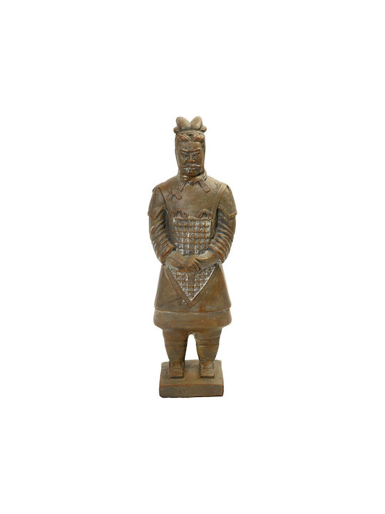 Terracotta Warrior Figure Beige 77.5cm