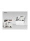 Bathlux Papierhalter Kunststoff Bunt