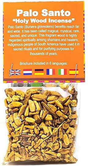 Tămâie Aromatică Lemn Sacru Natural Palo Santo Bucăți 20g
