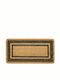 Entrance Mat made of Coir Brown 60x33cm Thickness 15mm