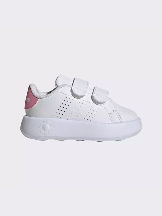 Adidas Παιδικά Sneakers με Σκρατς Λευκά