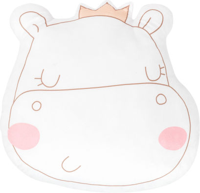 Kikka Boo Διακοσμητικό Μαξιλάρι Κούνιας Hippo Dreams Λευκό 35x35cm