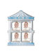 Beltrami Kinder Fotorahmen Silber Hellblau 20x25cm