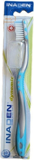 Inaden Dynamic Manual Toothbrush Medium Light Blue 1pcs