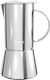 Adler Stovetop Espresso Pot for 6 Cups Inox Brown