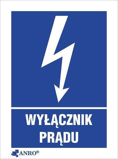Self-adhesive Warning Sign Pradu 52x74 8eia Q1 F