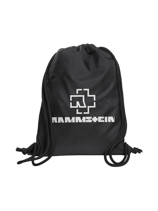 Koupakoupa Rammstein Τσάντα Πλάτης Γυμναστηρίου Μαύρη