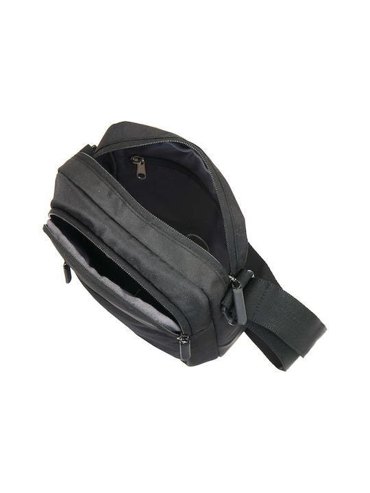 RCM Geantă pentru bărbați Umăr / Crossbody Neagră